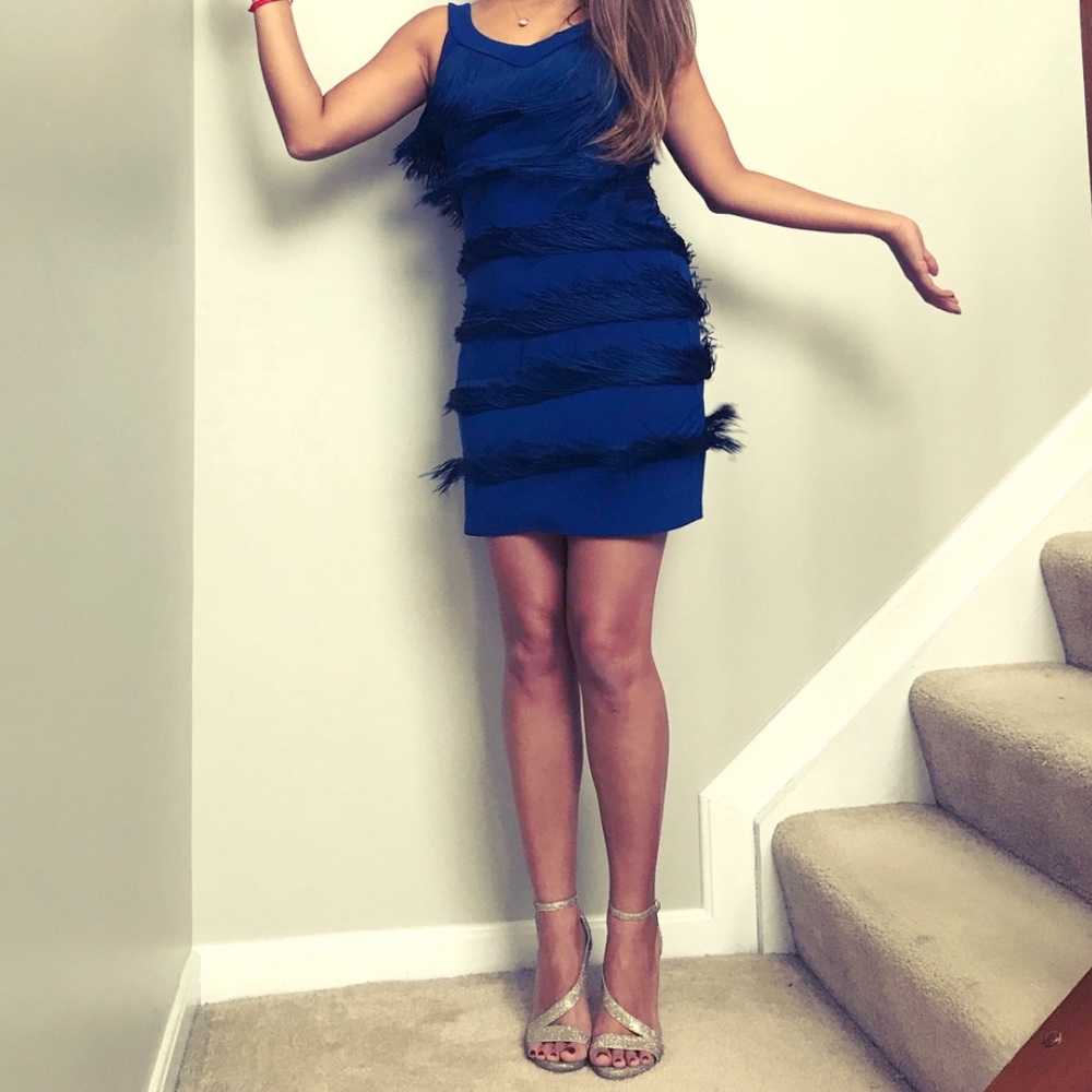 👗 WHBM Teal Flapper Dress!